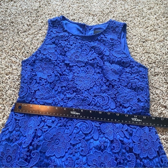 J. Crew Lace Sleeveless Floral Midi Dress Size 10 Cocktail Party Office - Picture 14 of 15